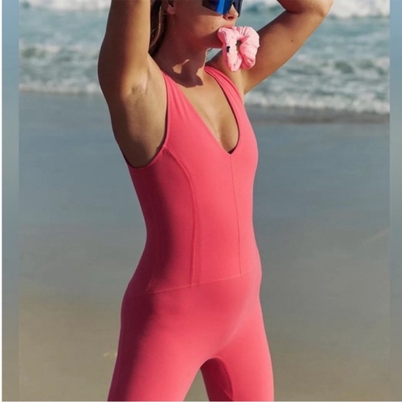 Free People Never Better One Piece Size Small Pink - Picture 3 of 5